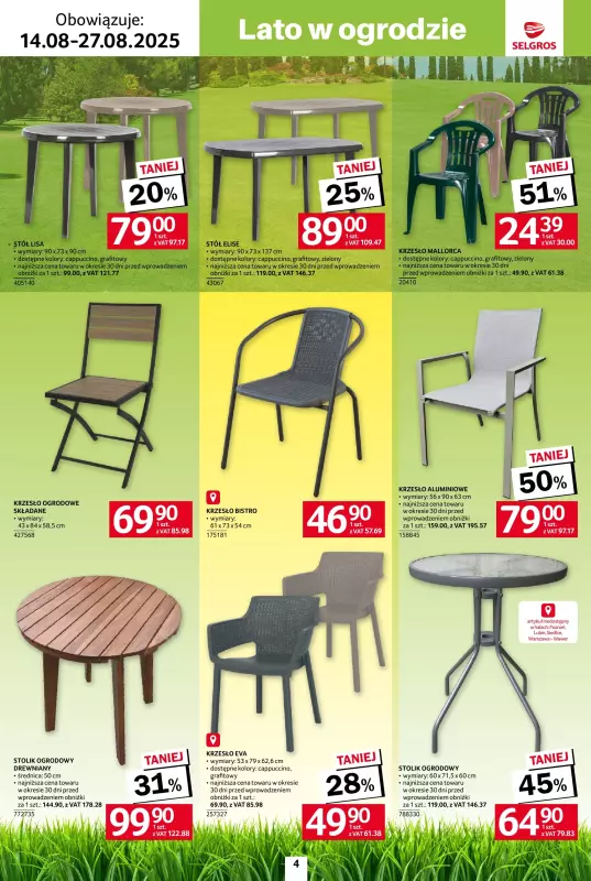 Selgros - gazetka promocyjna Katalog Hot Summer od czwartku 14.08 do środy 27.08 - strona 4