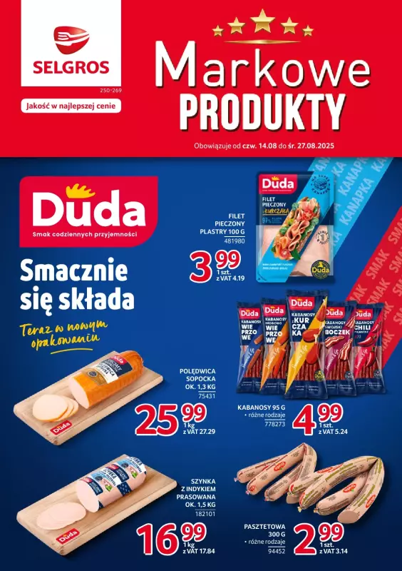 Selgros - gazetka promocyjna Katalog Markowe Produkty  