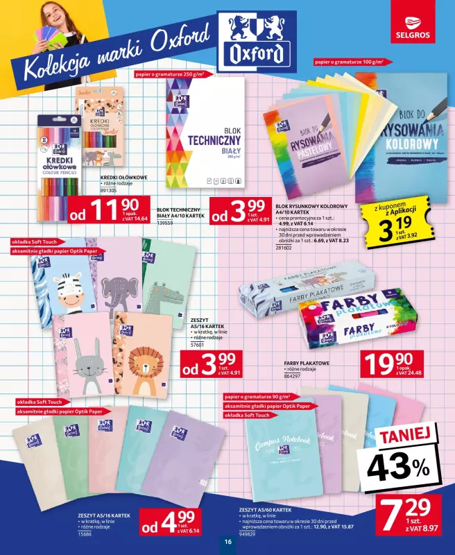 Selgros - gazetka promocyjna Katalog Szkoła od czwartku 14.08 do środy 27.08 - strona 16