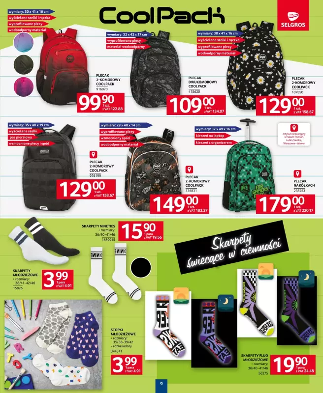 Selgros - gazetka promocyjna Katalog Szkoła od czwartku 14.08 do środy 27.08 - strona 9