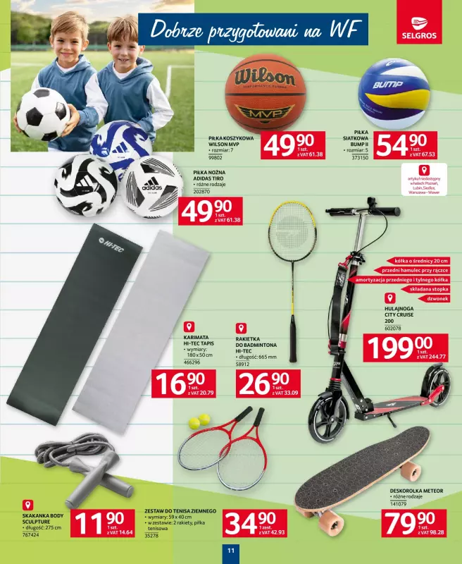Selgros - gazetka promocyjna Katalog Szkoła od czwartku 14.08 do środy 27.08 - strona 11