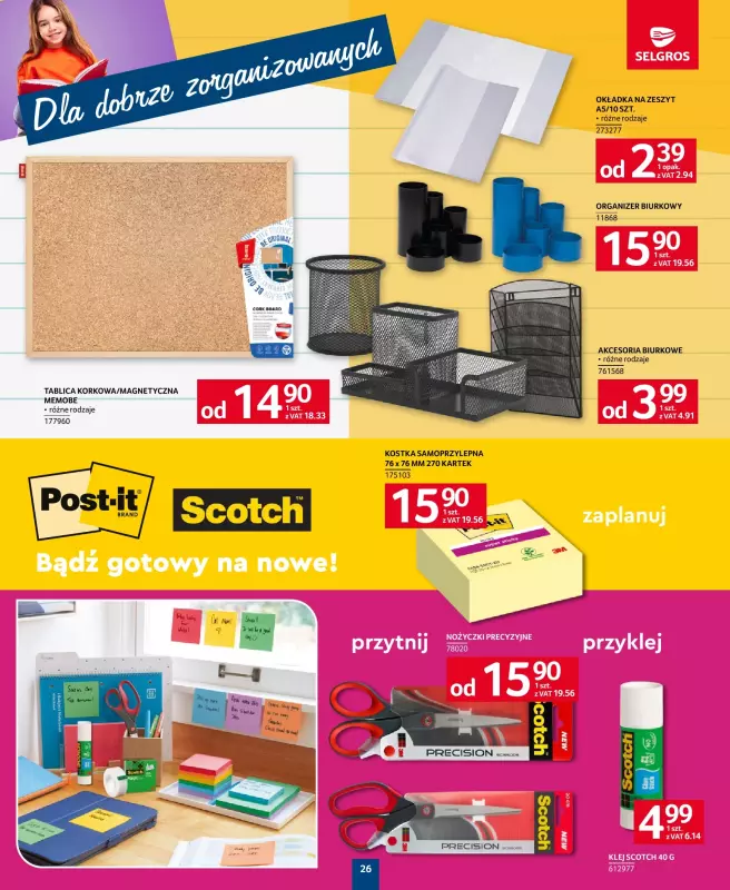 Selgros - gazetka promocyjna Katalog Szkoła od czwartku 14.08 do środy 27.08 - strona 26