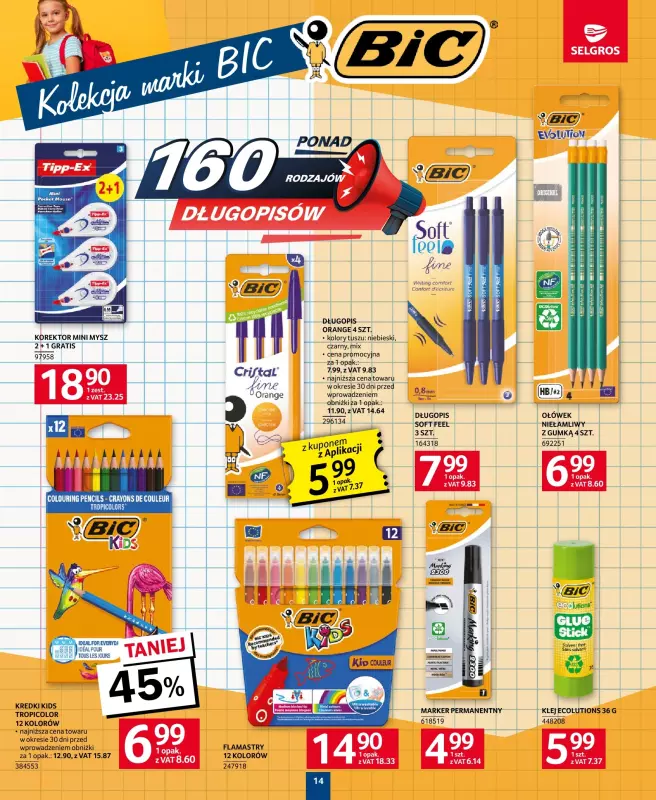 Selgros - gazetka promocyjna Katalog Szkoła od czwartku 14.08 do środy 27.08 - strona 14