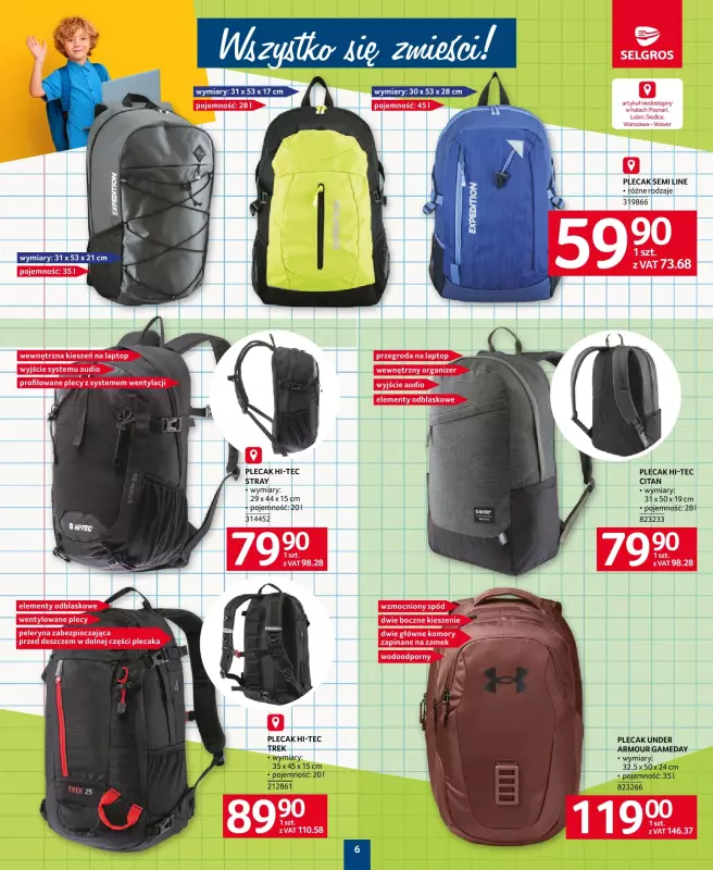 Selgros - gazetka promocyjna Katalog Szkoła od czwartku 14.08 do środy 27.08 - strona 6