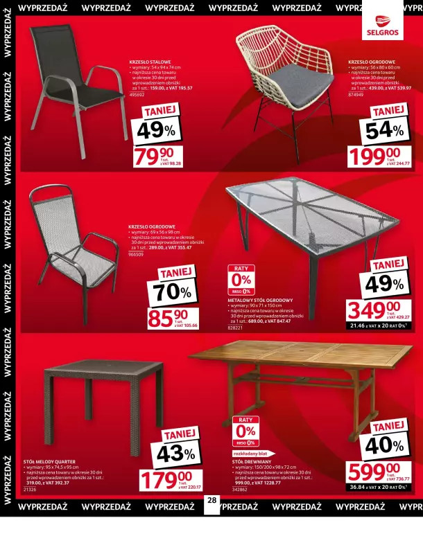 Selgros - gazetka promocyjna Oferta przemysłowa od czwartku 14.08 do środy 27.08 - strona 30