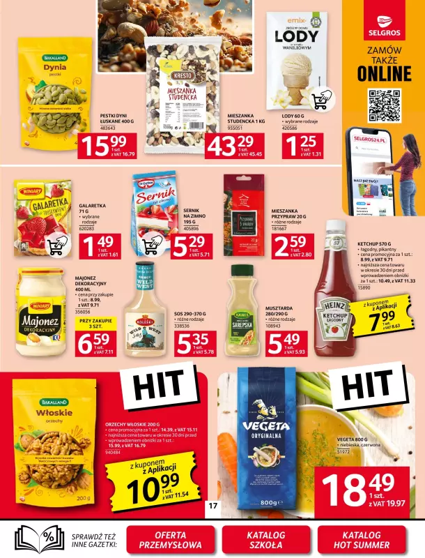 Selgros - gazetka promocyjna Oferta spożywcza od czwartku 14.08 do środy 27.08 - strona 17