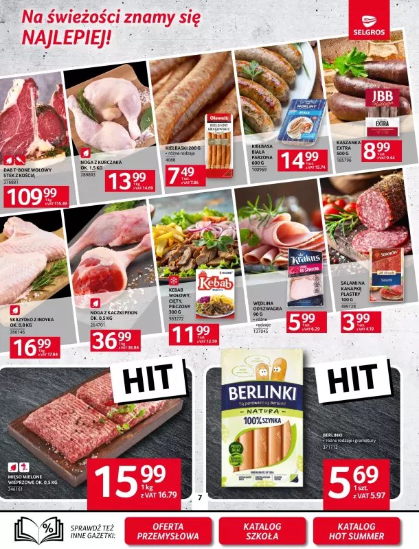 Selgros - gazetka promocyjna Oferta spożywcza od czwartku 14.08 do środy 27.08 - strona 7