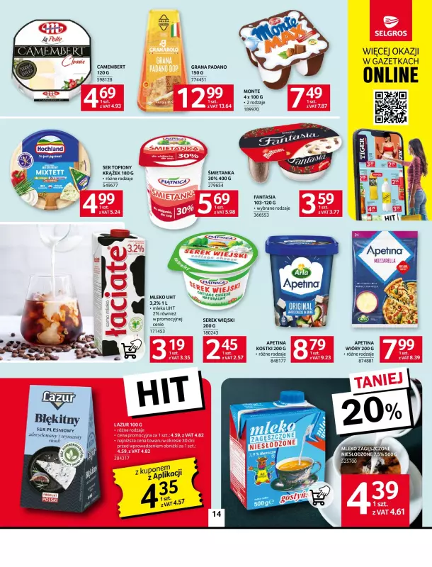 Selgros - gazetka promocyjna Oferta spożywcza od czwartku 14.08 do środy 27.08 - strona 14