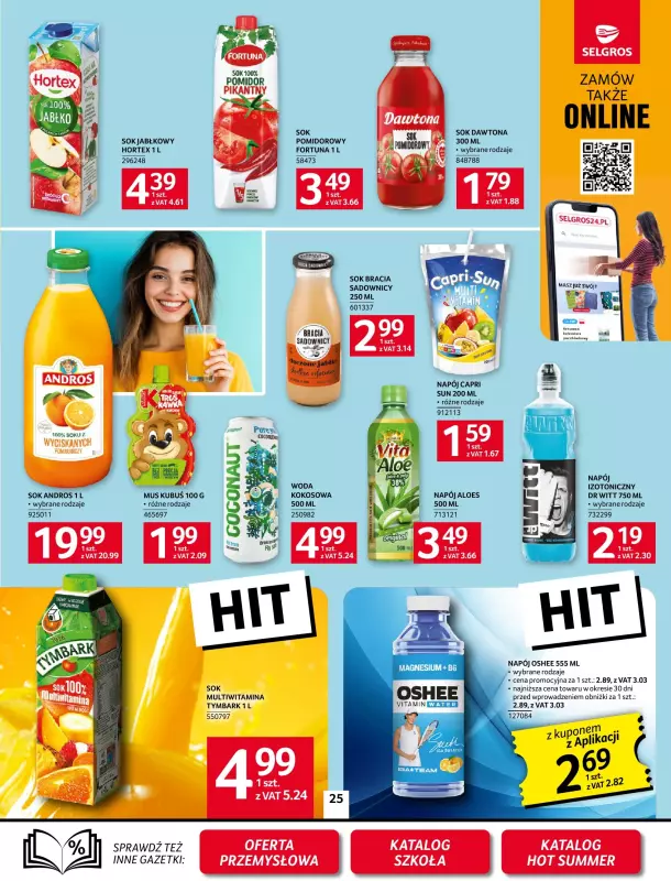 Selgros - gazetka promocyjna Oferta spożywcza od czwartku 14.08 do środy 27.08 - strona 25