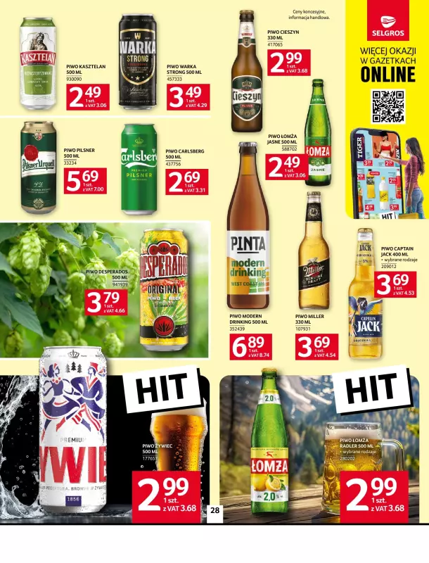 Selgros - gazetka promocyjna Oferta spożywcza od czwartku 14.08 do środy 27.08 - strona 28