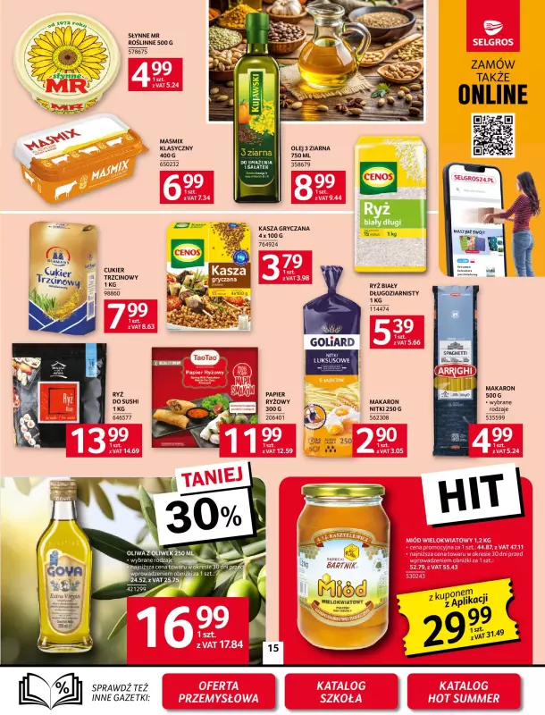 Selgros - gazetka promocyjna Oferta spożywcza od czwartku 14.08 do środy 27.08 - strona 15