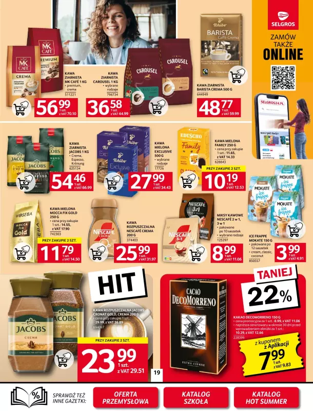 Selgros - gazetka promocyjna Oferta spożywcza od czwartku 14.08 do środy 27.08 - strona 19