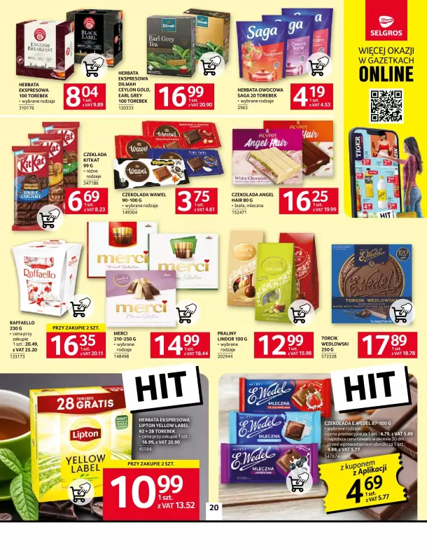 Selgros - gazetka promocyjna Oferta spożywcza od czwartku 14.08 do środy 27.08 - strona 20