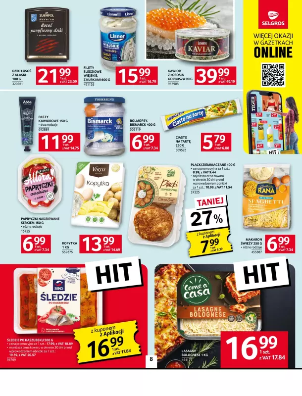 Selgros - gazetka promocyjna Oferta spożywcza od czwartku 14.08 do środy 27.08 - strona 8