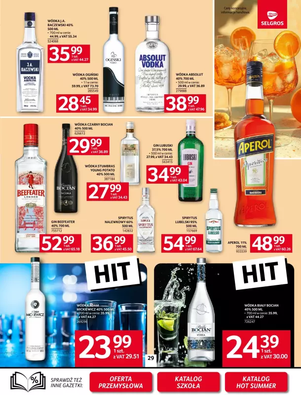 Selgros - gazetka promocyjna Oferta spożywcza od czwartku 14.08 do środy 27.08 - strona 29