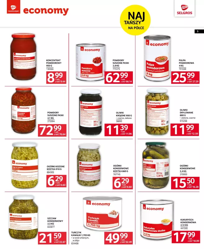 Selgros - gazetka promocyjna Katalog Marki własne od czwartku 14.08 do środy 27.08 - strona 5