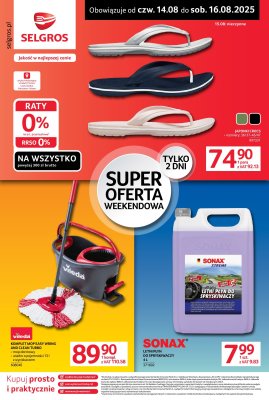 Selgros - gazetka promocyjna Oferta weekendowa od czwartku 14.08 do soboty 16.08