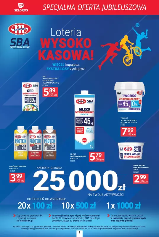 Selgros - gazetka promocyjna Specjalna oferta jubileuszowa od czwartku 14.08 do środy 27.08 - strona 2