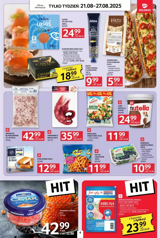 Selgros - gazetka promocyjna Jeszcze więcej super promocji! od piątku 22.08 do środy 27.08 - strona 4