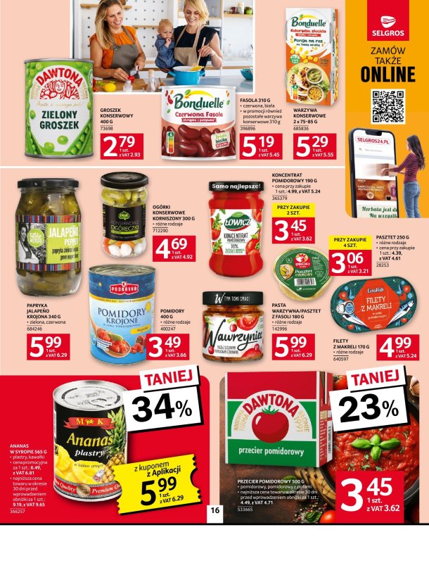 Selgros - gazetka promocyjna Oferta spożywcza od czwartku 28.08 do środy 10.09 - strona 16
