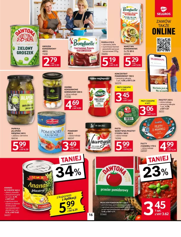 Selgros - gazetka promocyjna Oferta spożywcza od czwartku 28.08 do środy 10.09 - strona 16
