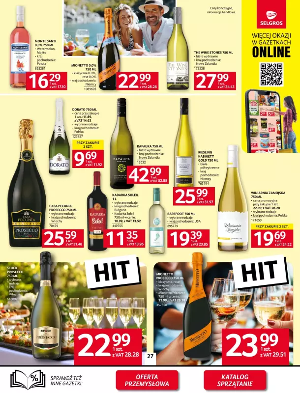 Selgros - gazetka promocyjna Oferta spożywcza od czwartku 28.08 do środy 10.09 - strona 27