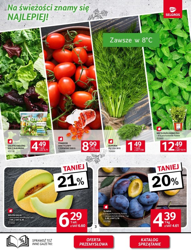 Selgros - gazetka promocyjna Oferta spożywcza od czwartku 28.08 do środy 10.09 - strona 3