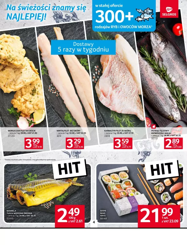 Selgros - gazetka promocyjna Oferta spożywcza od czwartku 28.08 do środy 10.09 - strona 4