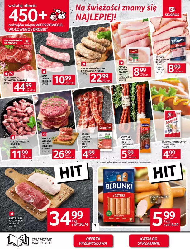 Selgros - gazetka promocyjna Oferta spożywcza od czwartku 28.08 do środy 10.09 - strona 7