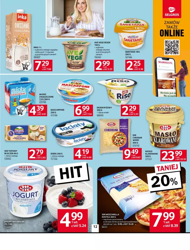 Selgros - gazetka promocyjna Oferta spożywcza od czwartku 28.08 do środy 10.09 - strona 12