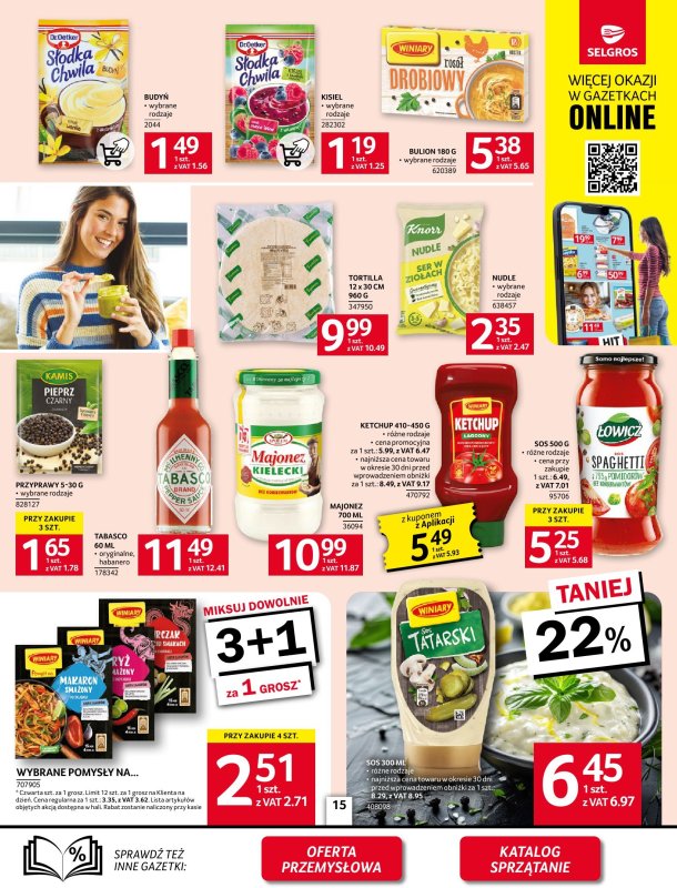 Selgros - gazetka promocyjna Oferta spożywcza od czwartku 28.08 do środy 10.09 - strona 15