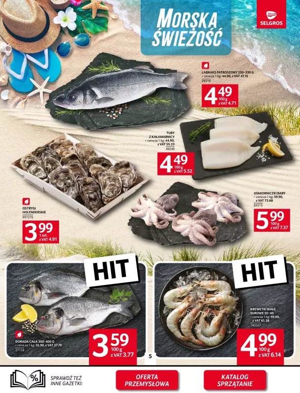 Selgros - gazetka promocyjna Oferta spożywcza od czwartku 28.08 do środy 10.09 - strona 5