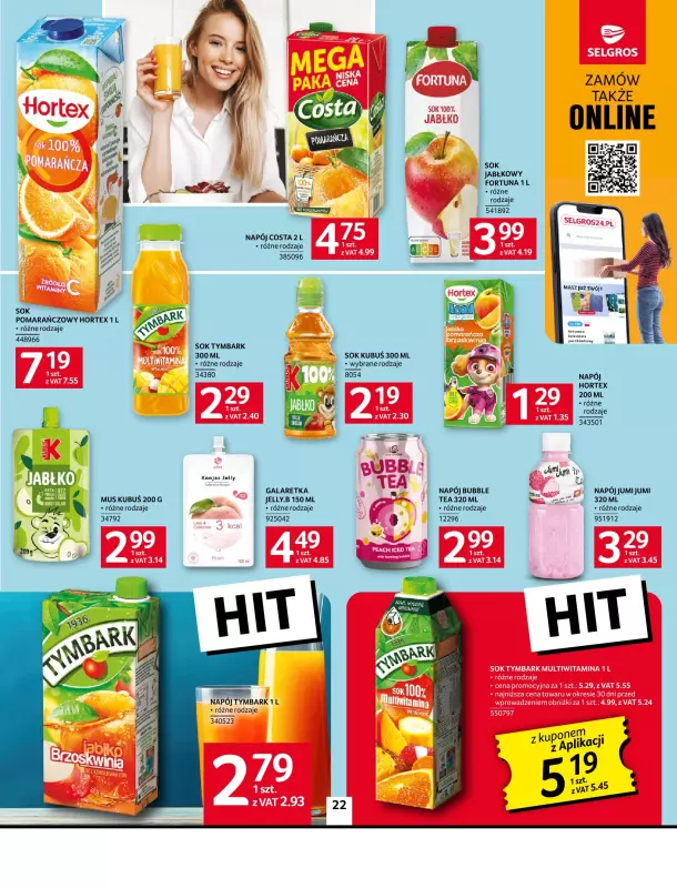 Selgros - gazetka promocyjna Oferta spożywcza od czwartku 28.08 do środy 10.09 - strona 22
