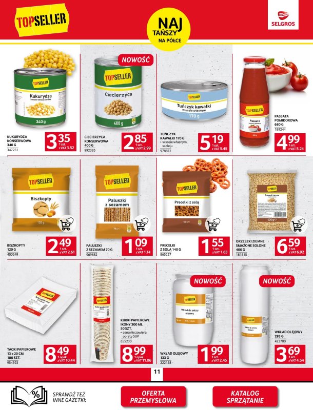 Selgros - gazetka promocyjna Oferta spożywcza od czwartku 28.08 do środy 10.09 - strona 11
