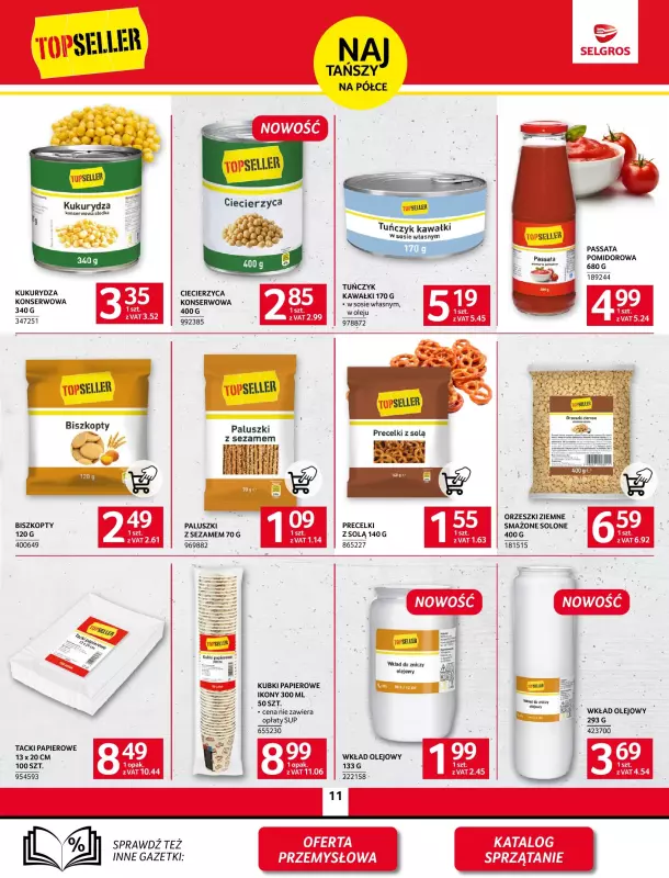 Selgros - gazetka promocyjna Oferta spożywcza od czwartku 28.08 do środy 10.09 - strona 11