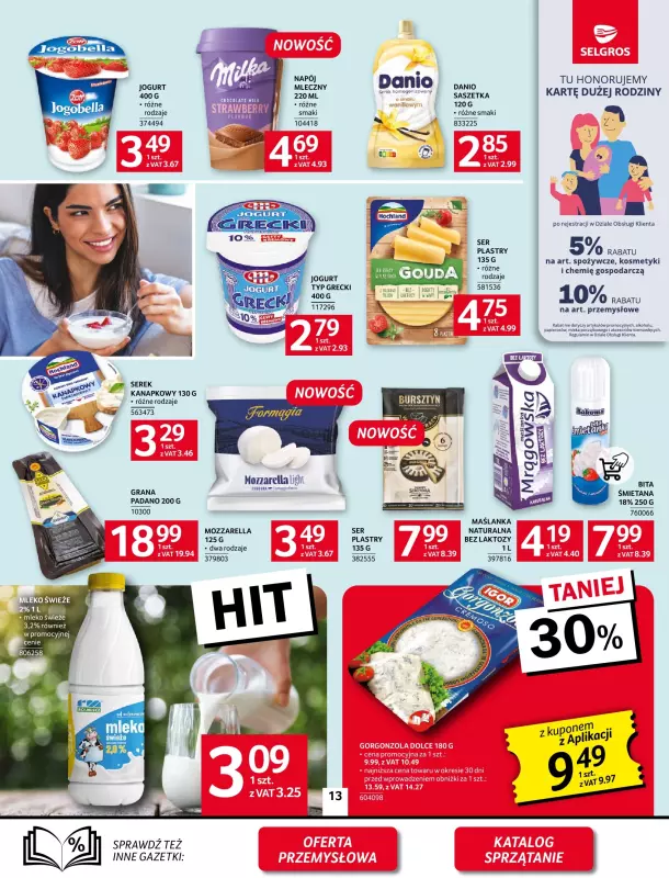 Selgros - gazetka promocyjna Oferta spożywcza od czwartku 28.08 do środy 10.09 - strona 13
