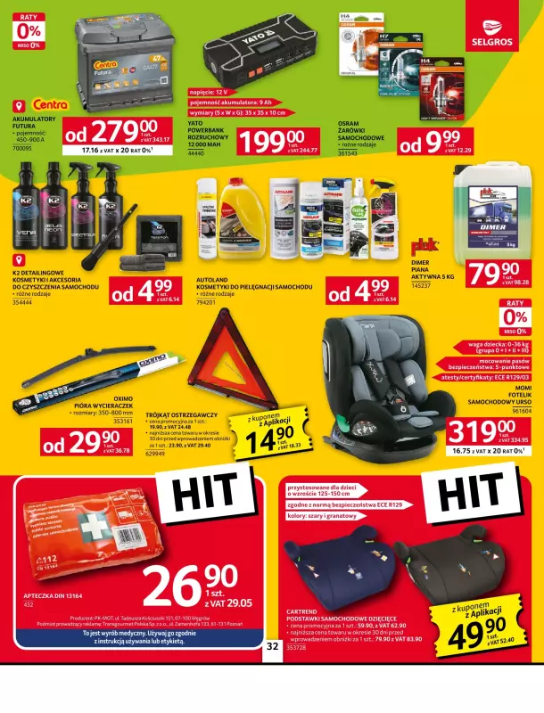 Selgros - gazetka promocyjna Oferta przemysłowa od czwartku 28.08 do środy 10.09 - strona 34