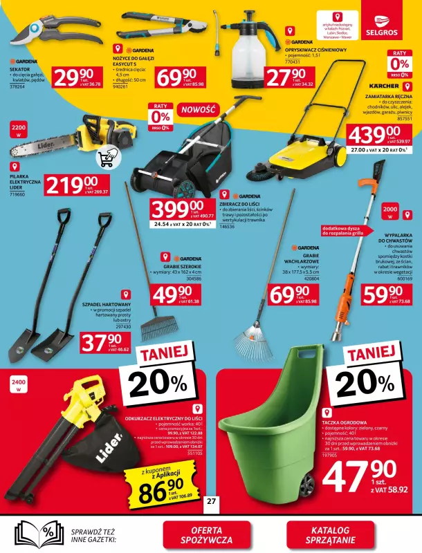 Selgros - gazetka promocyjna Oferta przemysłowa od czwartku 28.08 do środy 10.09 - strona 29