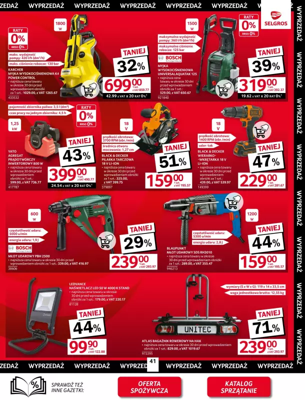 Selgros - gazetka promocyjna Oferta przemysłowa od czwartku 28.08 do środy 10.09 - strona 43