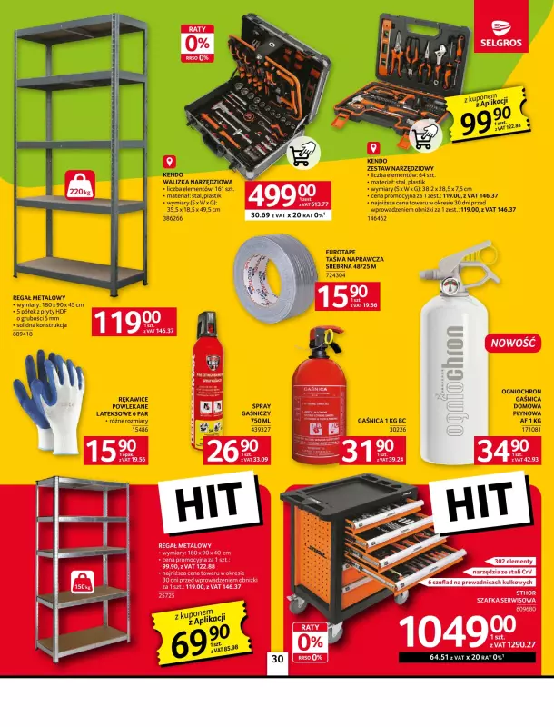 Selgros - gazetka promocyjna Oferta przemysłowa od czwartku 28.08 do środy 10.09 - strona 32