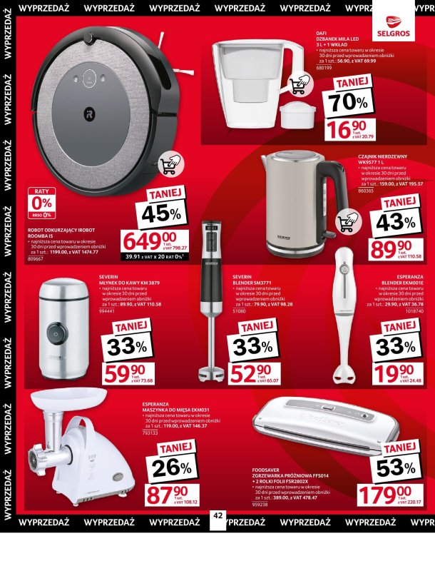 Selgros - gazetka promocyjna Oferta przemysłowa od czwartku 28.08 do środy 10.09 - strona 44