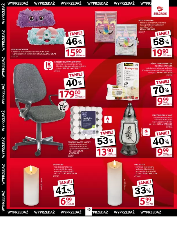 Selgros - gazetka promocyjna Oferta przemysłowa od czwartku 28.08 do środy 10.09 - strona 48