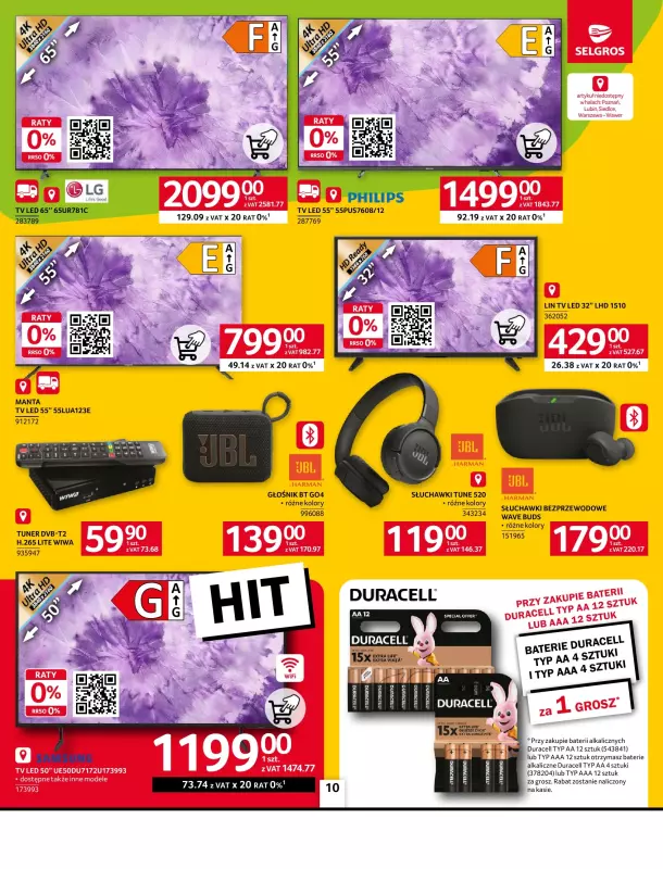 Selgros - gazetka promocyjna Oferta przemysłowa od czwartku 28.08 do środy 10.09 - strona 12