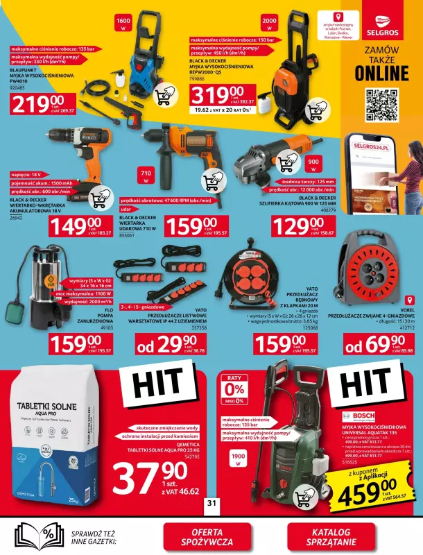 Selgros - gazetka promocyjna Oferta przemysłowa od czwartku 28.08 do środy 10.09 - strona 33