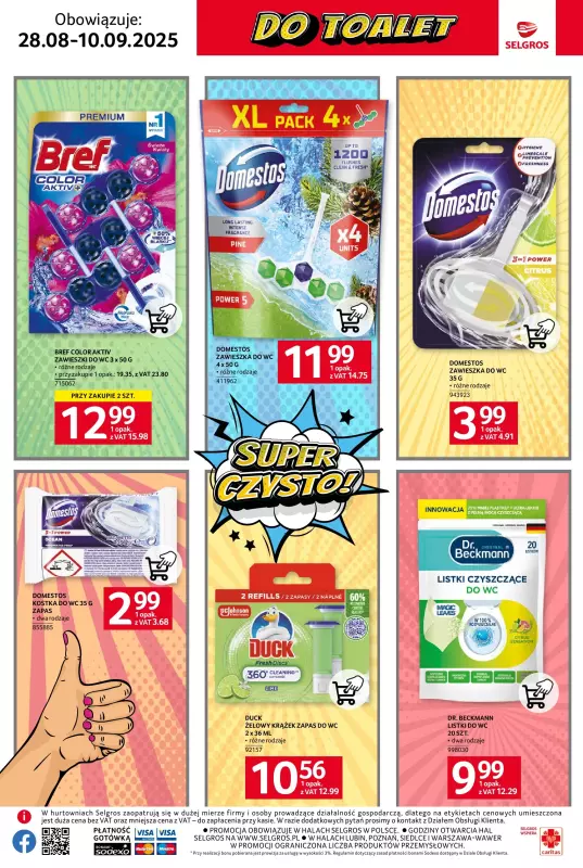 Selgros - gazetka promocyjna Katalog Sprzątanie od czwartku 28.08 do środy 10.09 - strona 10