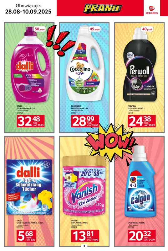 Selgros - gazetka promocyjna Katalog Sprzątanie od czwartku 28.08 do środy 10.09 - strona 3