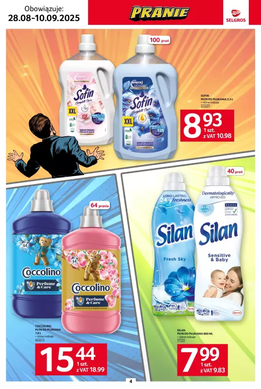 Selgros - gazetka promocyjna Katalog Sprzątanie od czwartku 28.08 do środy 10.09 - strona 4