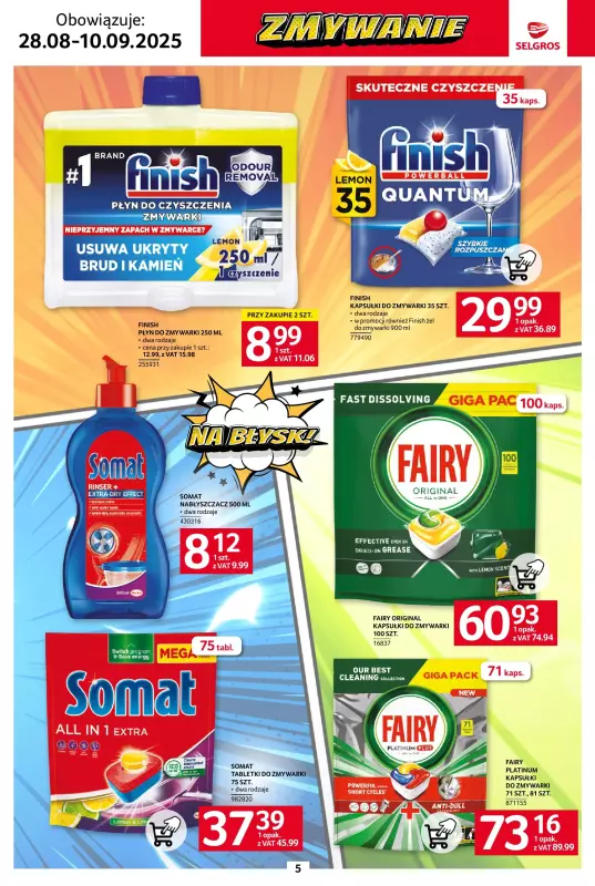 Selgros - gazetka promocyjna Katalog Sprzątanie od czwartku 28.08 do środy 10.09 - strona 5