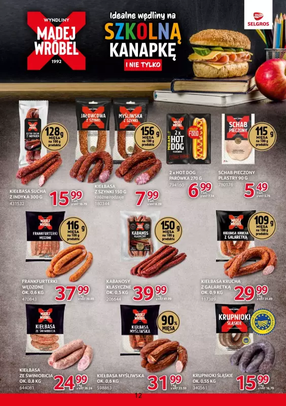 Selgros - gazetka promocyjna Katalog Markowe Produkty od czwartku 28.08 do środy 10.09 - strona 12