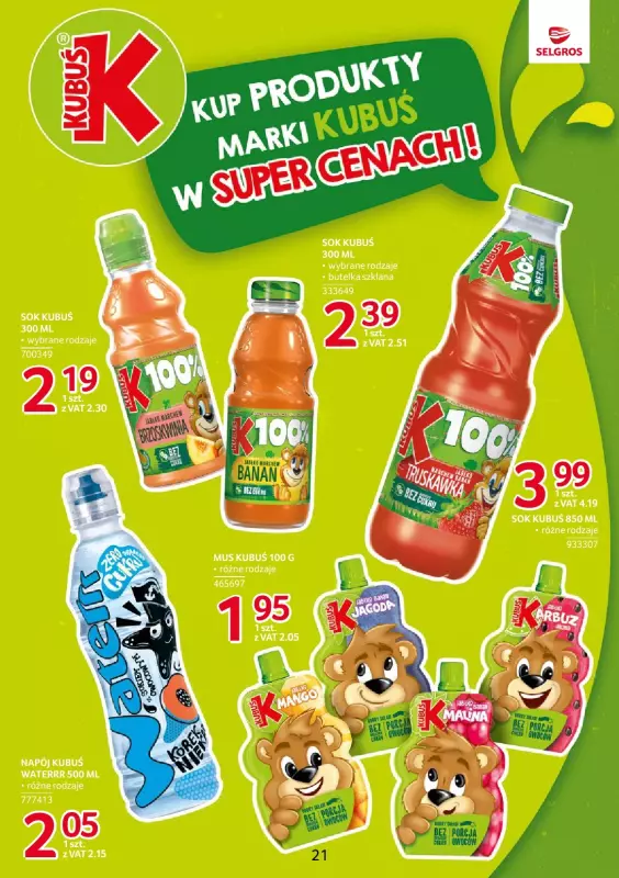 Selgros - gazetka promocyjna Katalog Markowe Produkty od czwartku 28.08 do środy 10.09 - strona 21